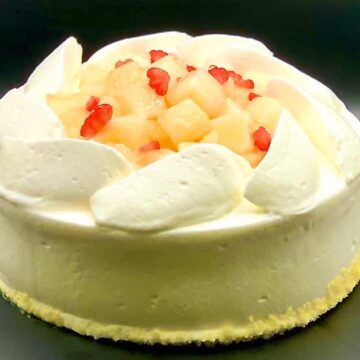 菊川市ケーキ屋 パティスリーアンベリー ピーチメルバ